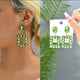 Green Jewel Earrings