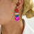 Color Block Earrings