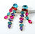 Aqua & Pink Earrings