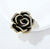 Black Flower Brooch