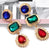 Color Block Glam Earrings