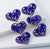 Blue Heart Earrings