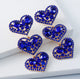 Blue Heart Earrings