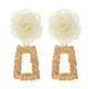 Ivory Rose Earrings