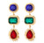 Color Block Glam Earrings