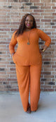 Burnt Orange Pant Set