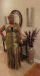 “Gold Rush” Holiday Dress